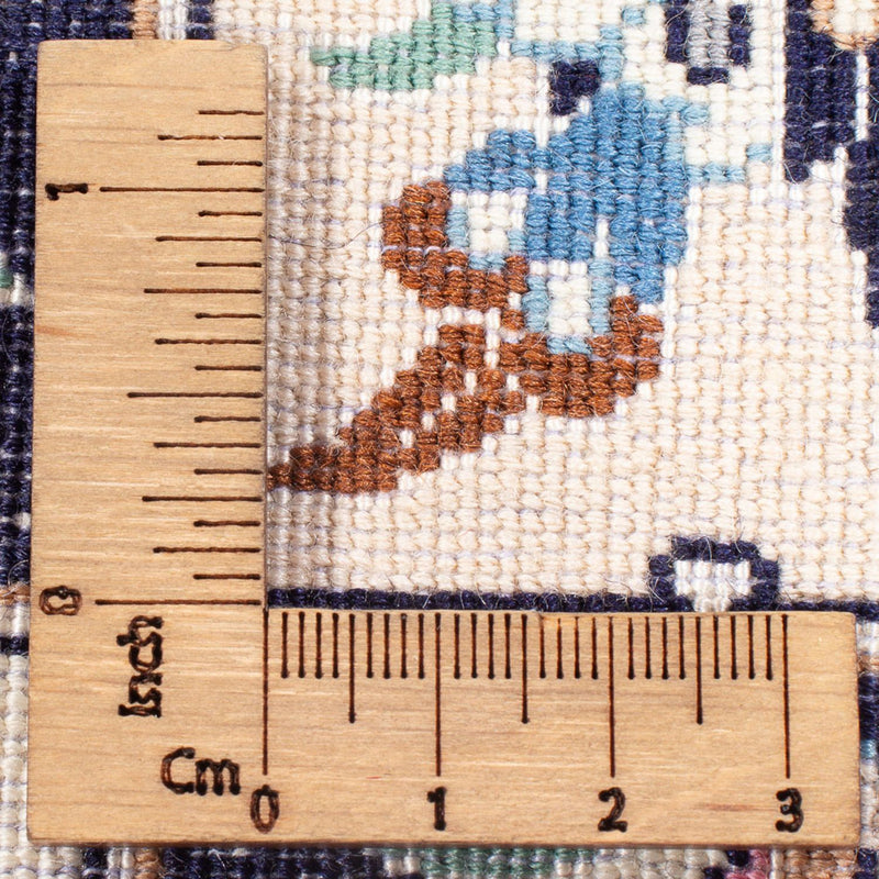 Läufer Perser - Nain - Premium - 220 x 52 cm - dunkelblau