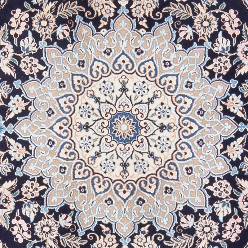 Perserteppich - Nain - Premium - 147 x 104 cm - dunkelblau
