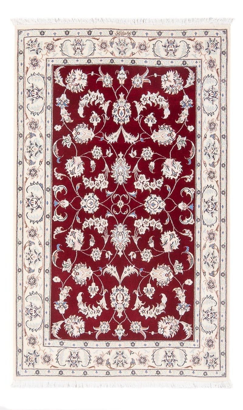 Perserteppich - Nain - Premium - 126 x 84 cm - rot