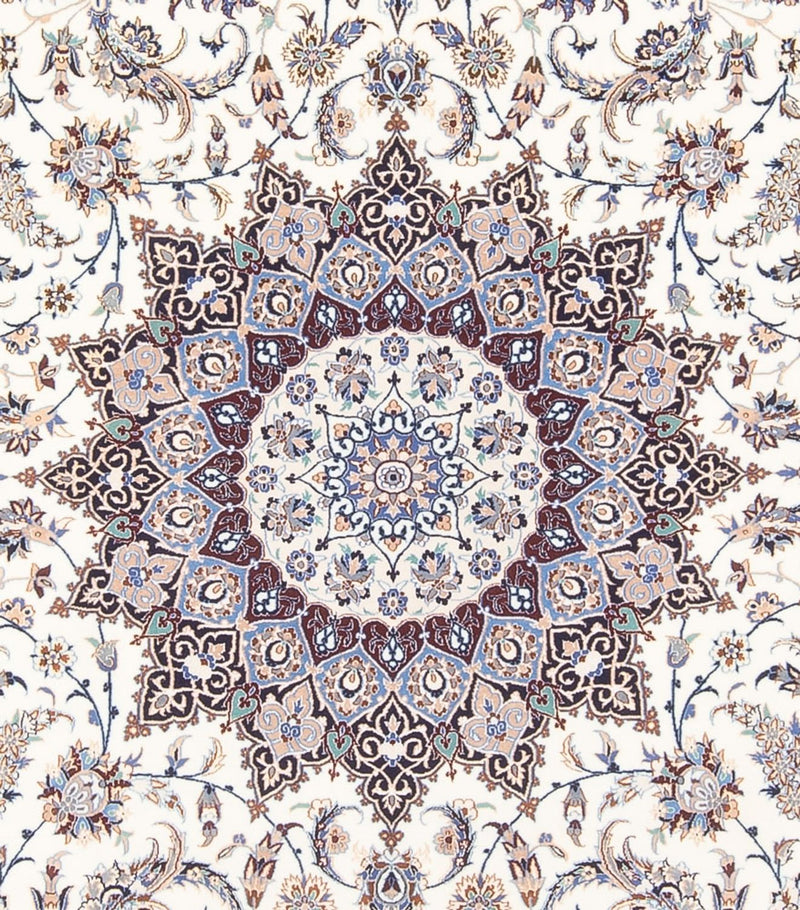 Perserteppich - Nain - Premium quadratisch  - 308 x 308 cm - creme