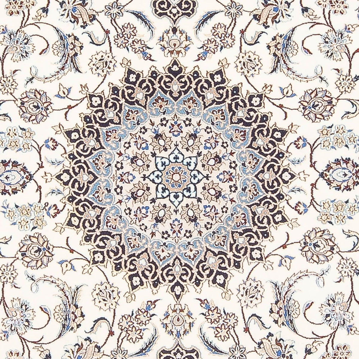 Perserteppich - Nain - Premium - 235 x 152 cm - creme