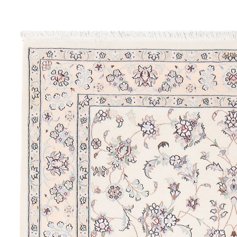 Perserteppich - Nain - Premium - 161 x 110 cm - creme