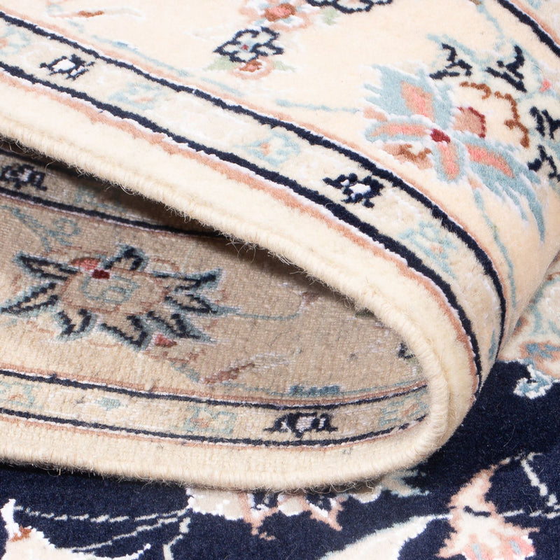 Perserteppich - Nain - Premium - 141 x 93 cm - dunkelblau