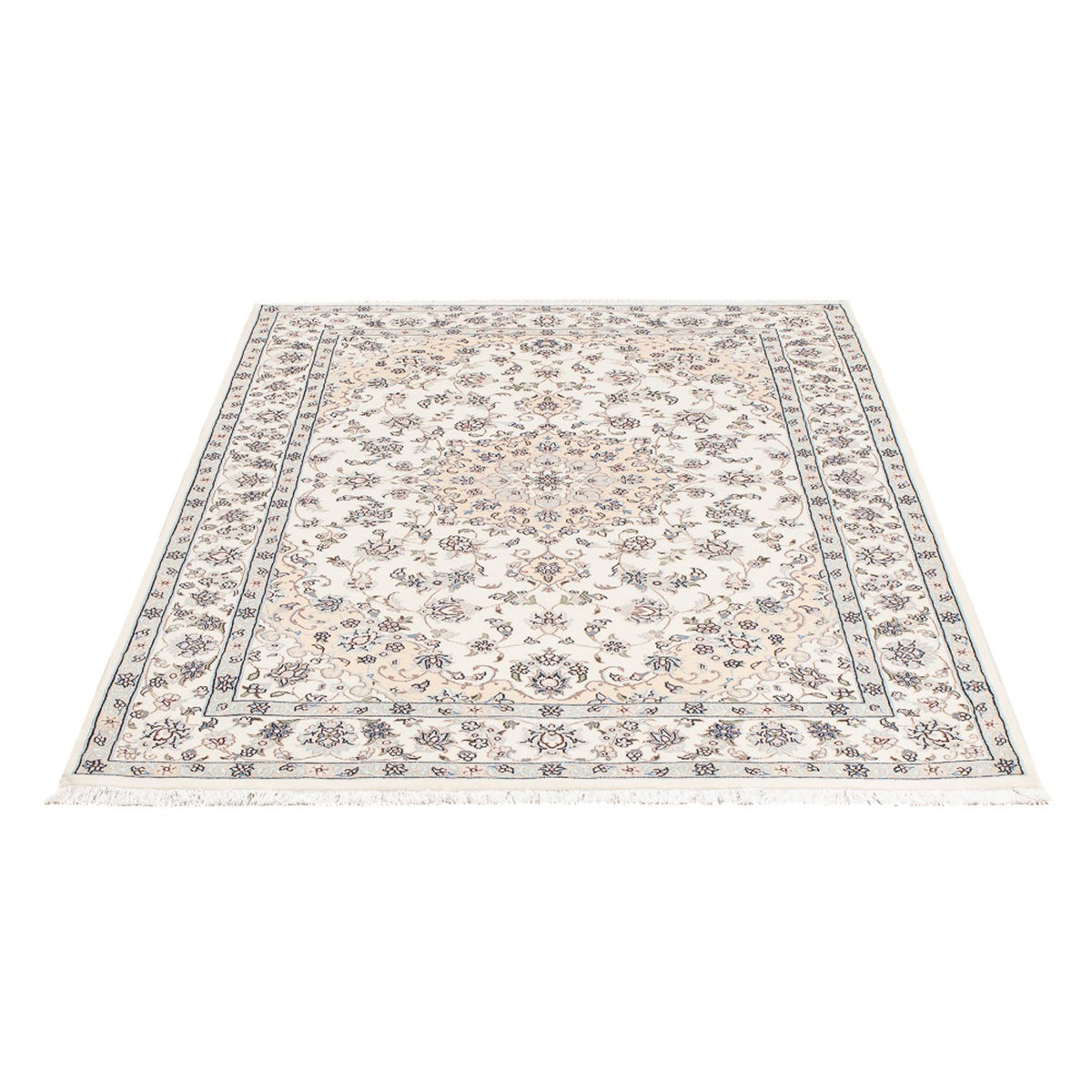 Perserteppich - Nain - Premium - 161 x 109 cm - creme