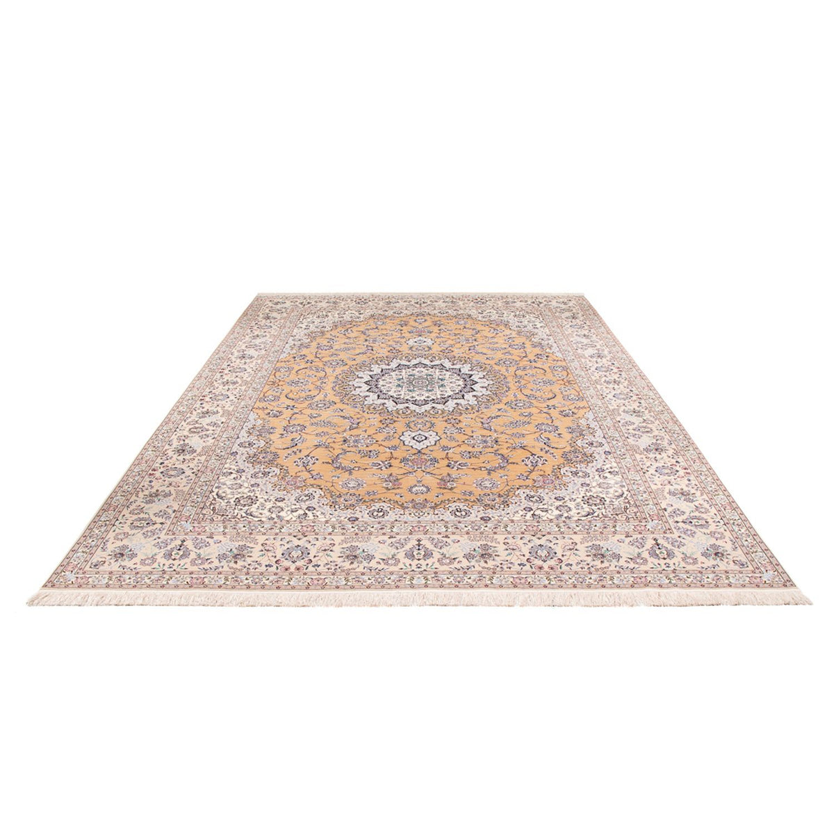 Perserteppich - Nain - Premium - 361 x 252 cm - lachs