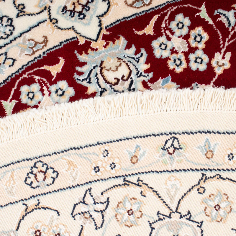 Perserteppich - Nain - Premium rund  - 150 x 150 cm - rot