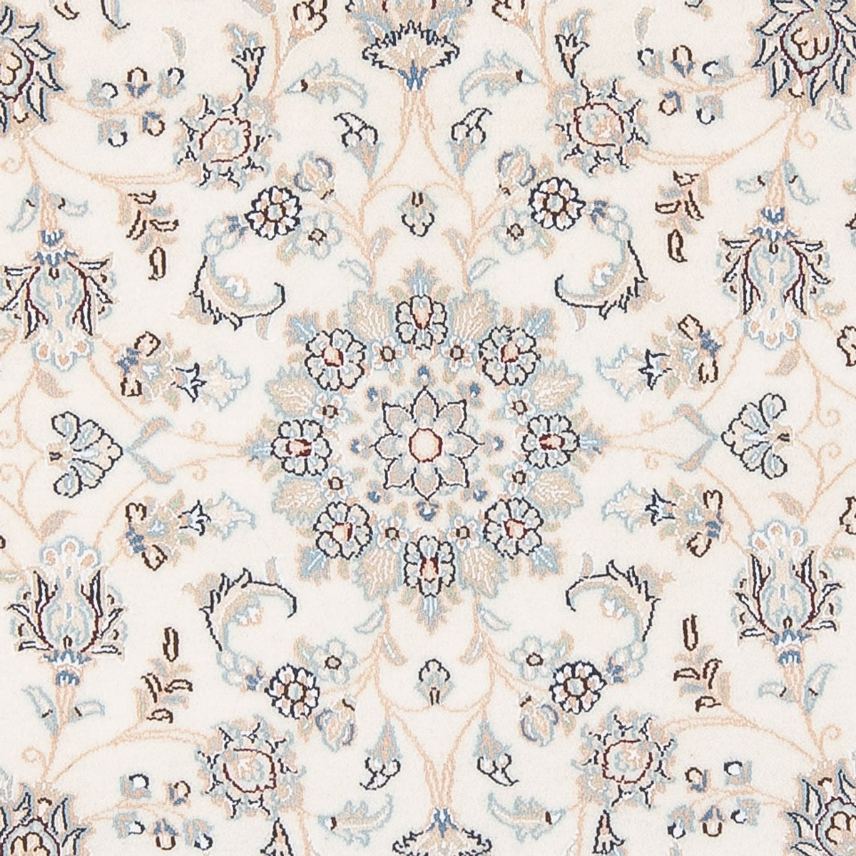 Perserteppich - Nain - Premium rund - 150 x 150 cm - creme