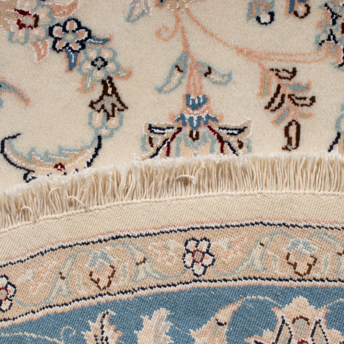 Perserteppich - Nain - Premium rund - 150 x 150 cm - creme
