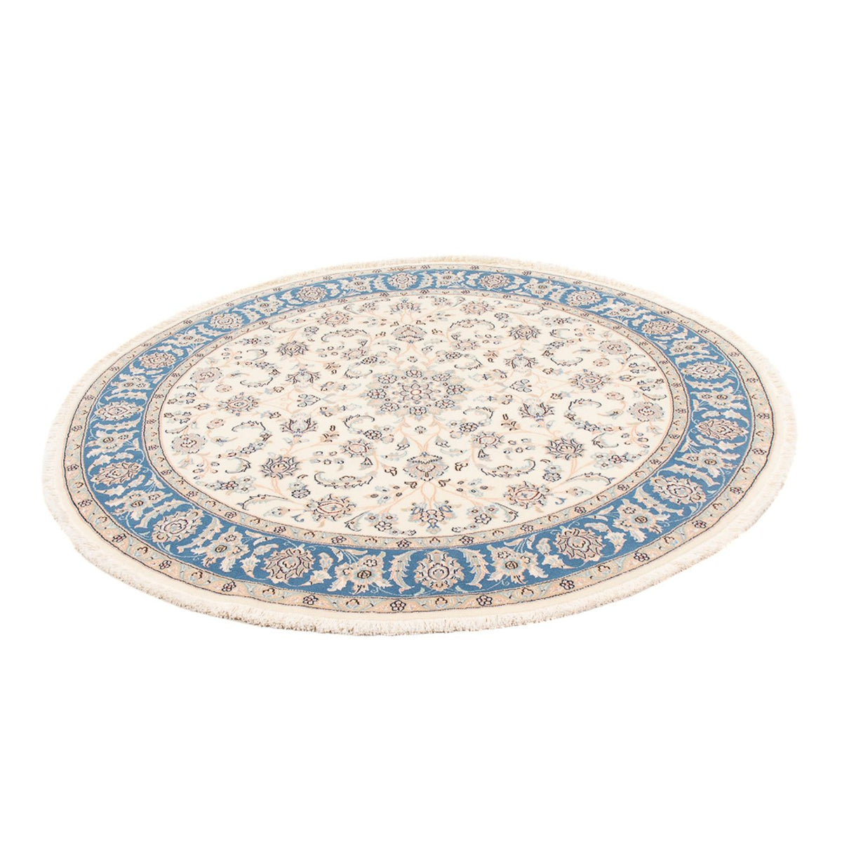 Perserteppich - Nain - Premium rund - 150 x 150 cm - creme