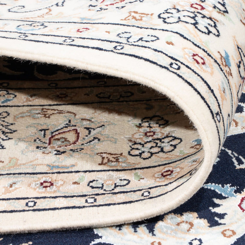 Perserteppich - Nain - Premium - 207 x 146 cm - dunkelblau