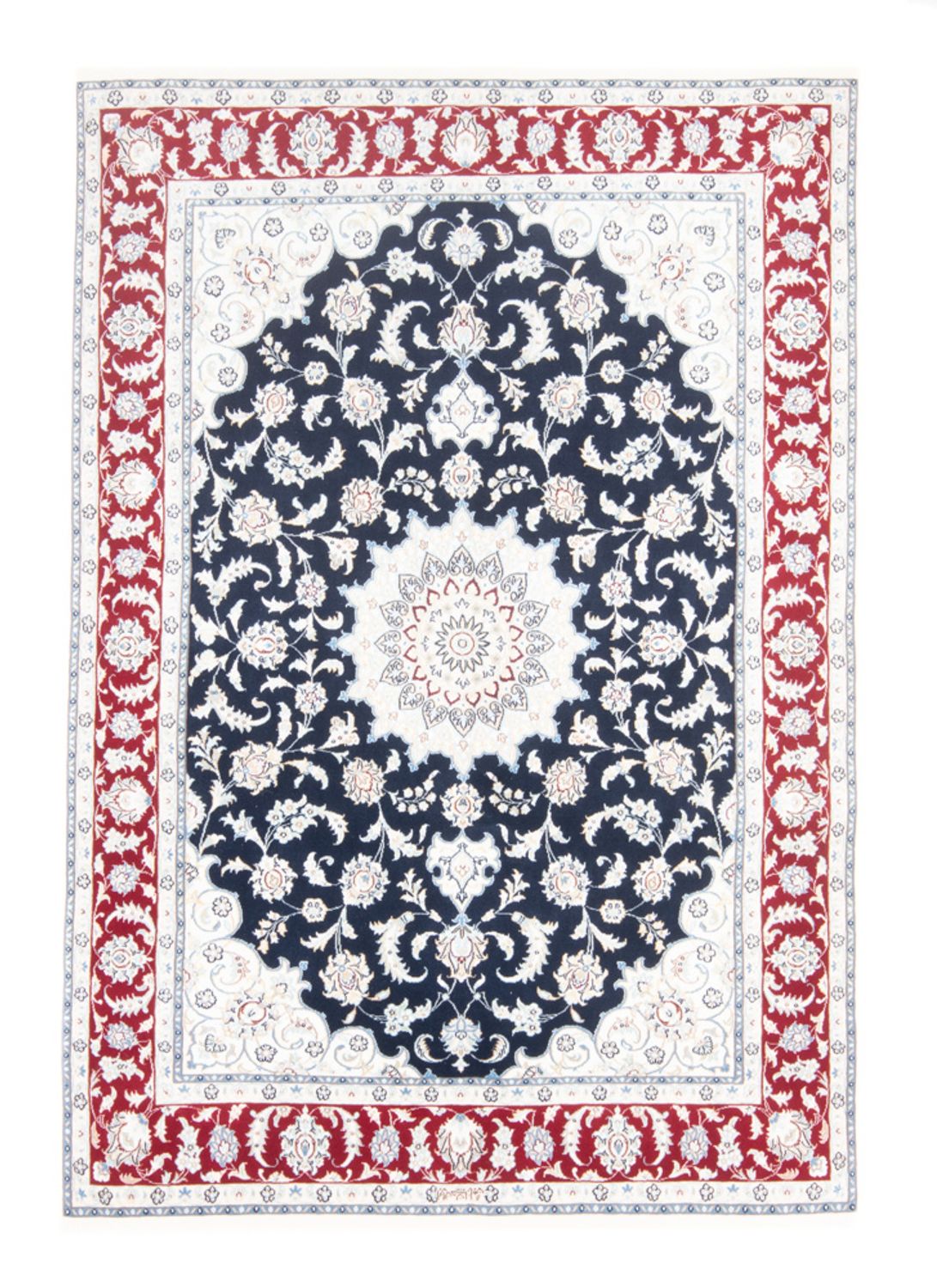 Perserteppich - Nain - Royal - 203 x 145 cm - dunkelblau