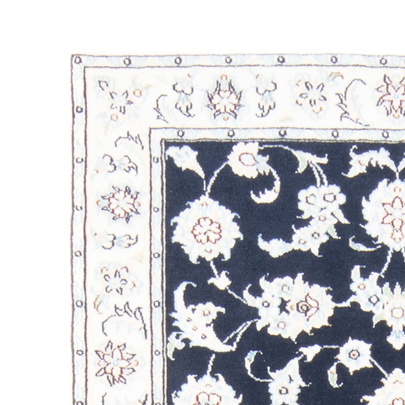 Läufer Perser - Nain - Royal - 194 x 82 cm - dunkelblau