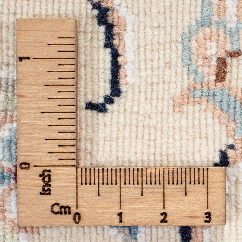 Perserteppich - Nain rund  - 200 x 200 cm - blau