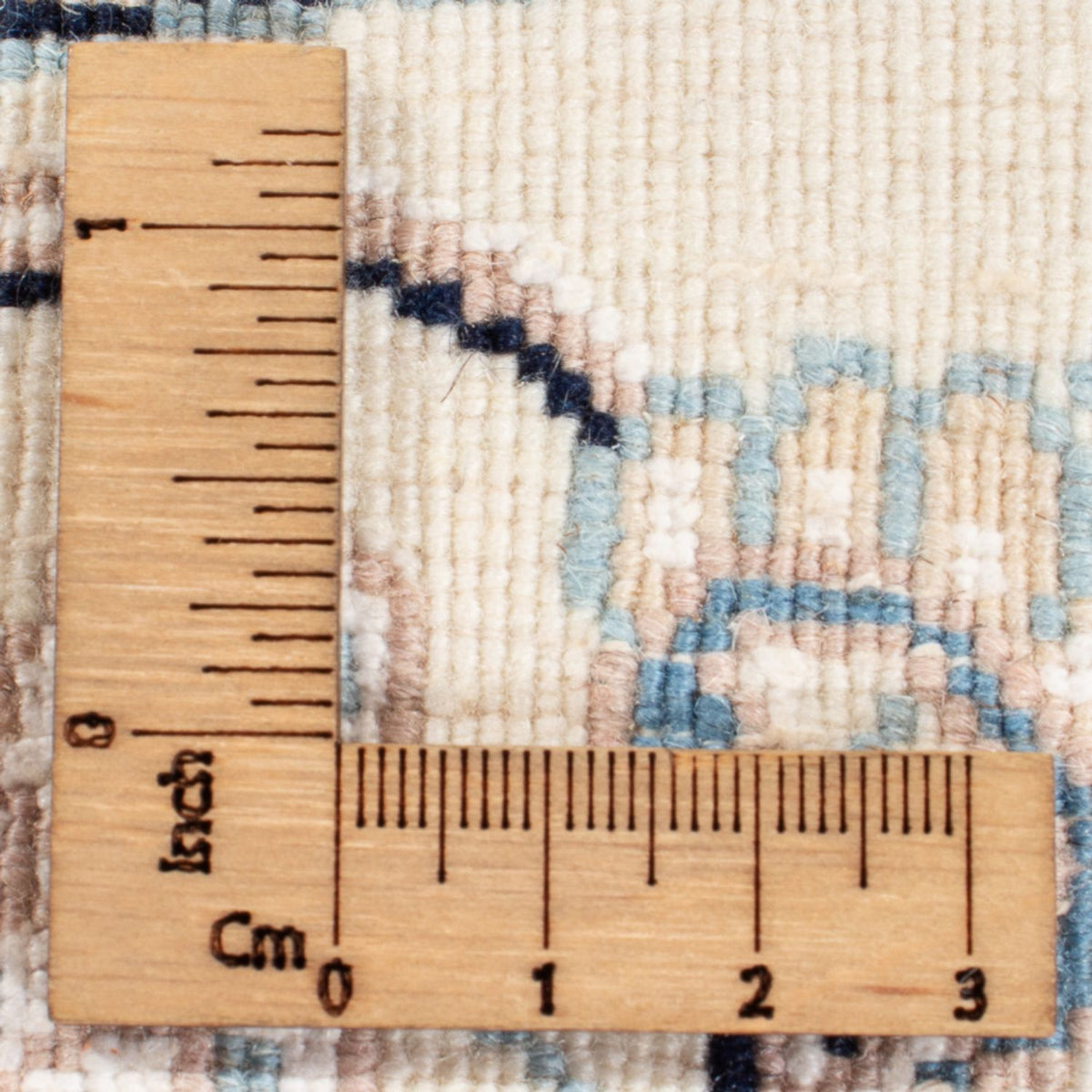 Perserteppich - Nain - Premium rund - 157 x 150 cm - blau