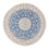 Perserteppich - Nain - Premium rund  - 154 x 151 cm - blau