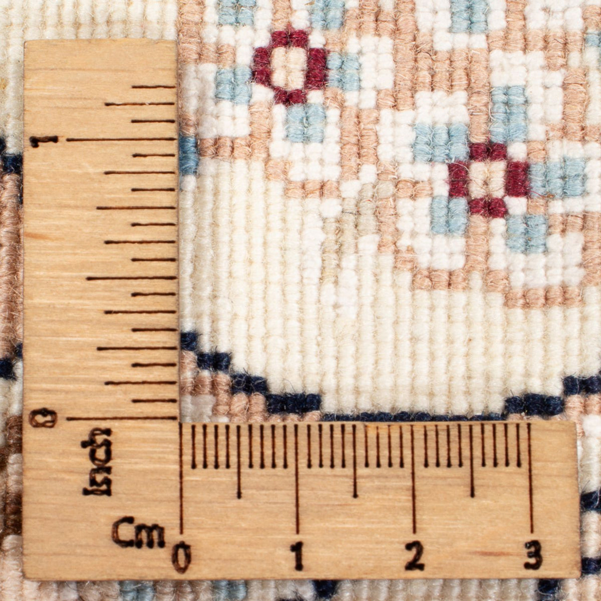 Perserteppich - Nain - Premium rund - 154 x 151 cm - blau