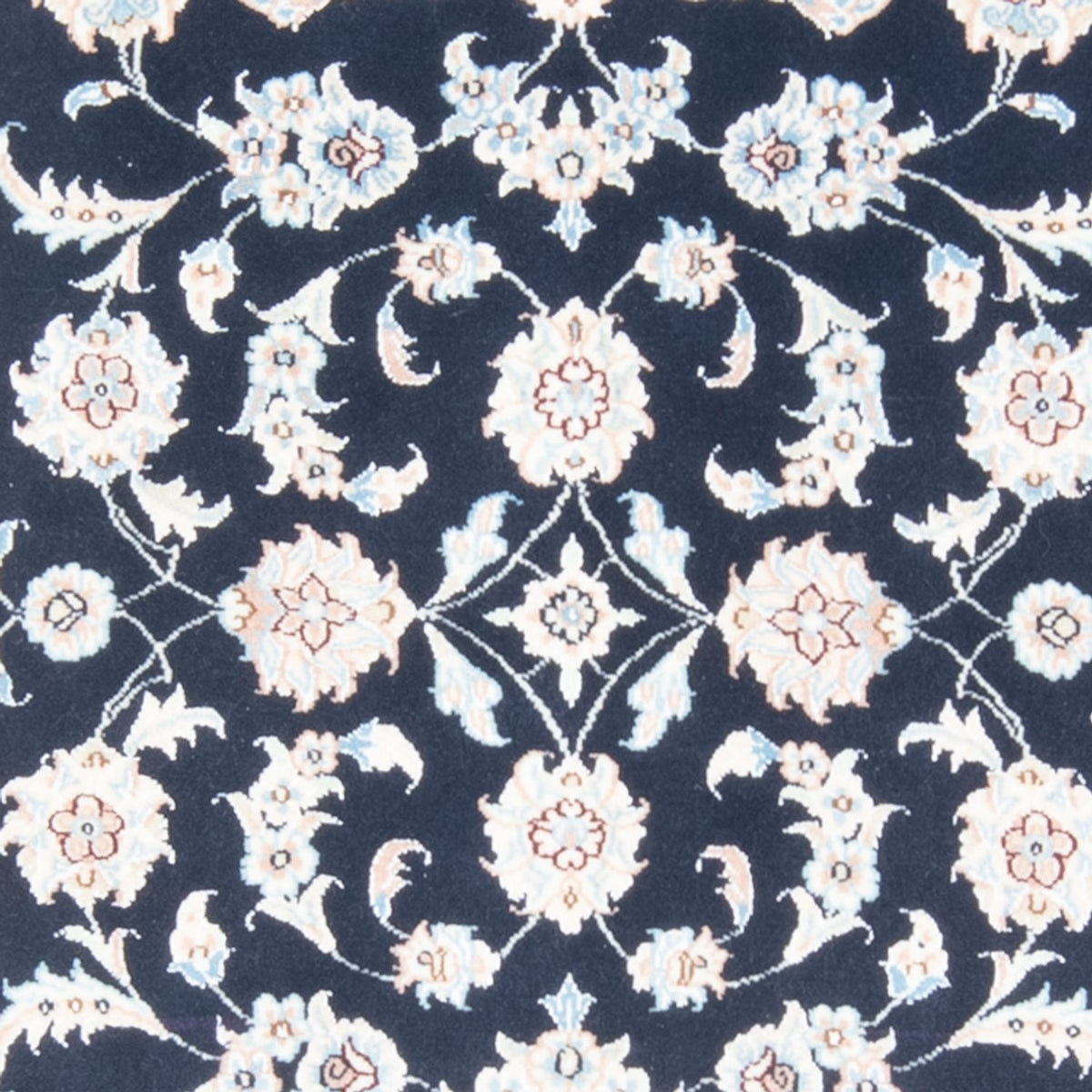 Läufer Perser - Nain - Royal - 198 x 81 cm - dunkelblau