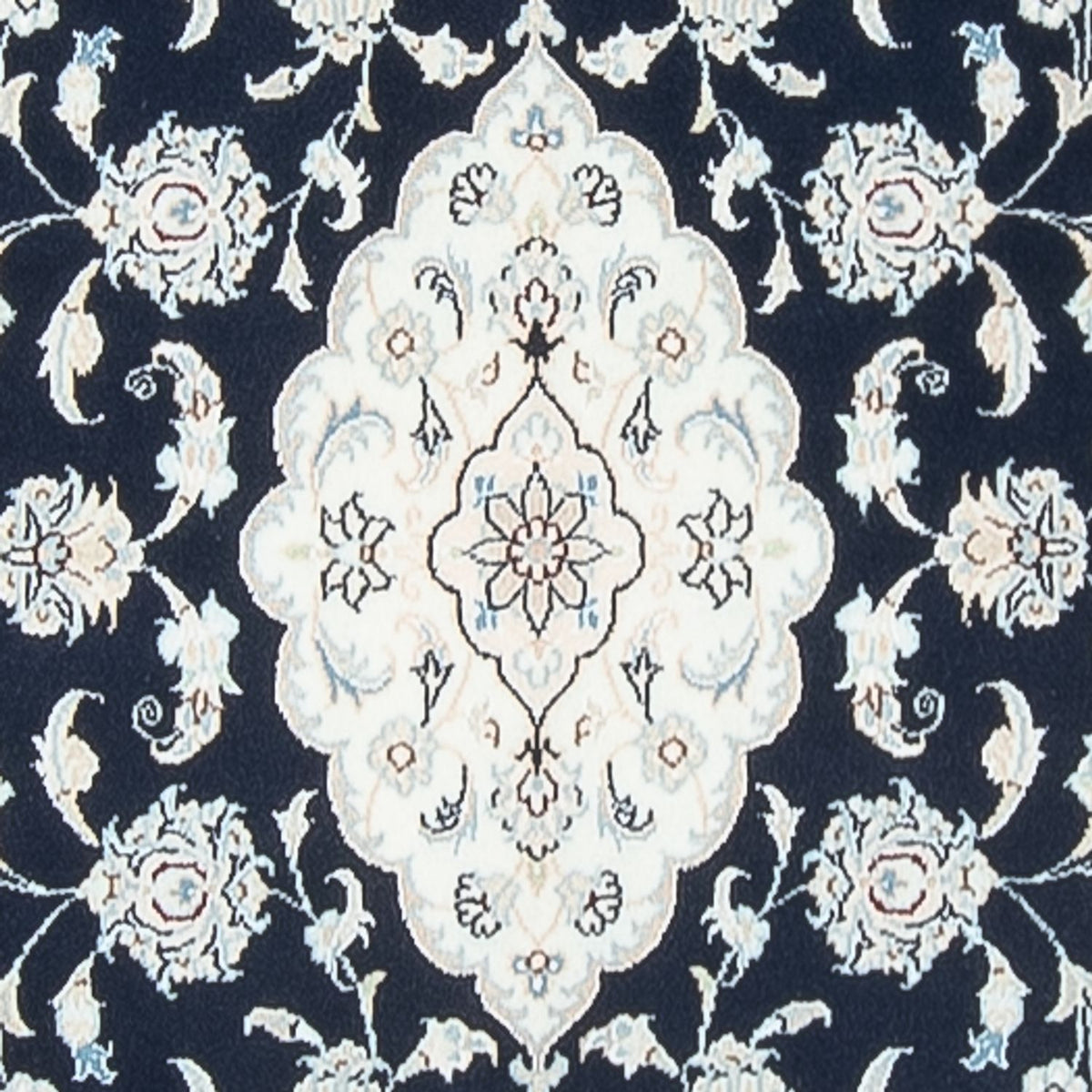Läufer Perser - Nain - Premium - 347 x 87 cm - dunkelblau