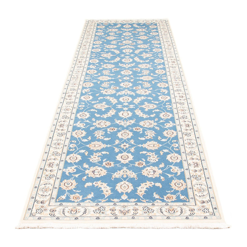 Läufer Perser - Nain - Premium - 308 x 81 cm - blau