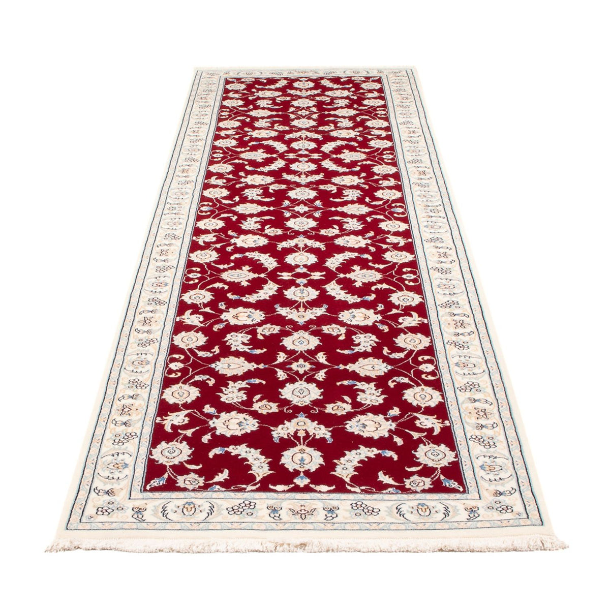 Läufer Perser - Nain - Premium - 297 x 82 cm - rot
