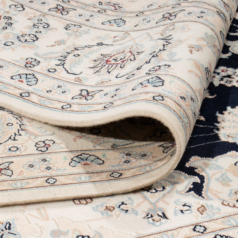 Perserteppich - Nain - 266 x 248 cm - dunkelblau