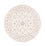 Perserteppich - Nain rund  - 200 x 200 cm - creme