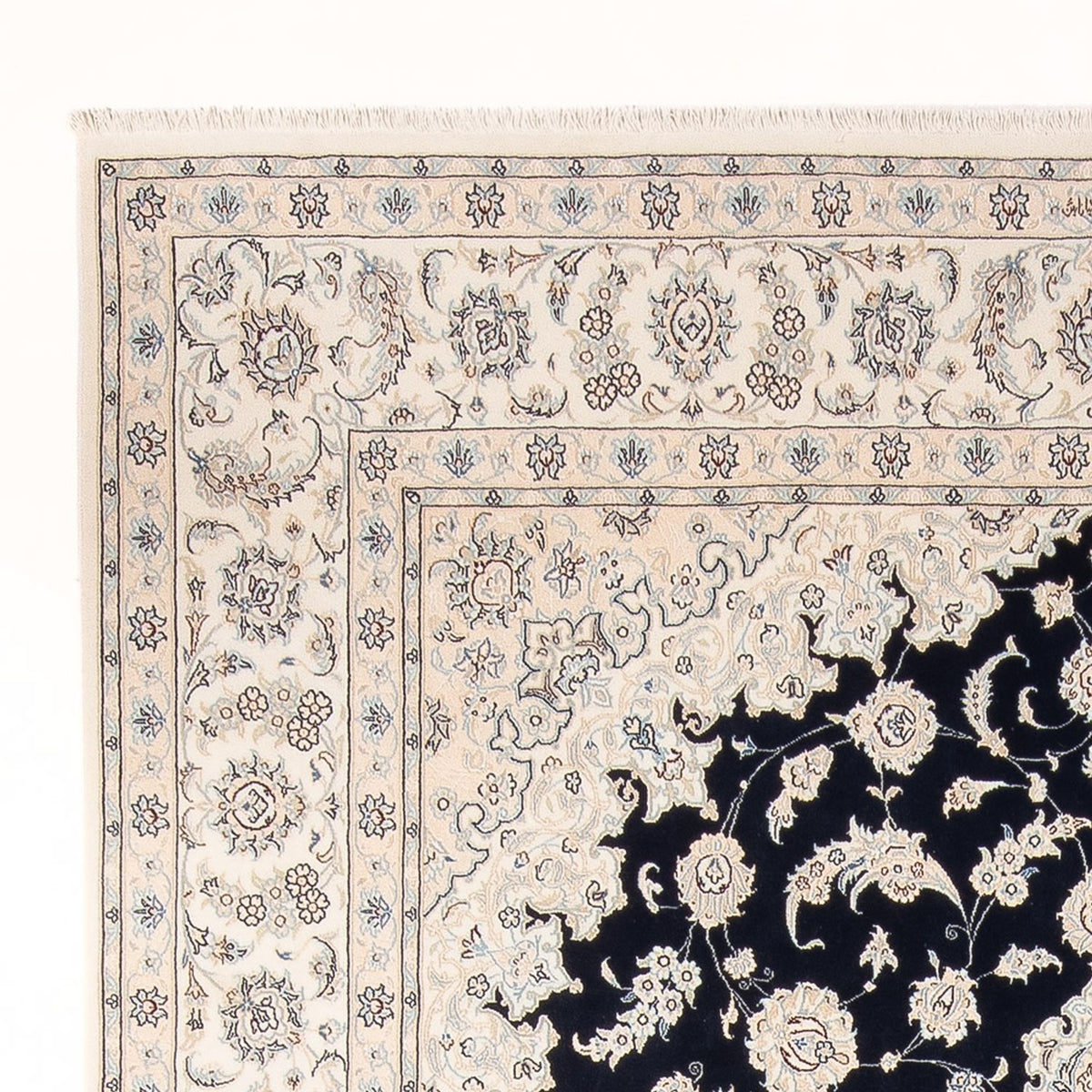 Perserteppich - Nain - Premium - 346 x 244 cm - dunkelblau