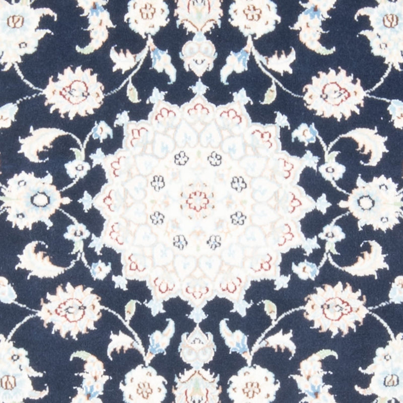 Läufer Perser - Nain - Royal - 204 x 81 cm - dunkelblau