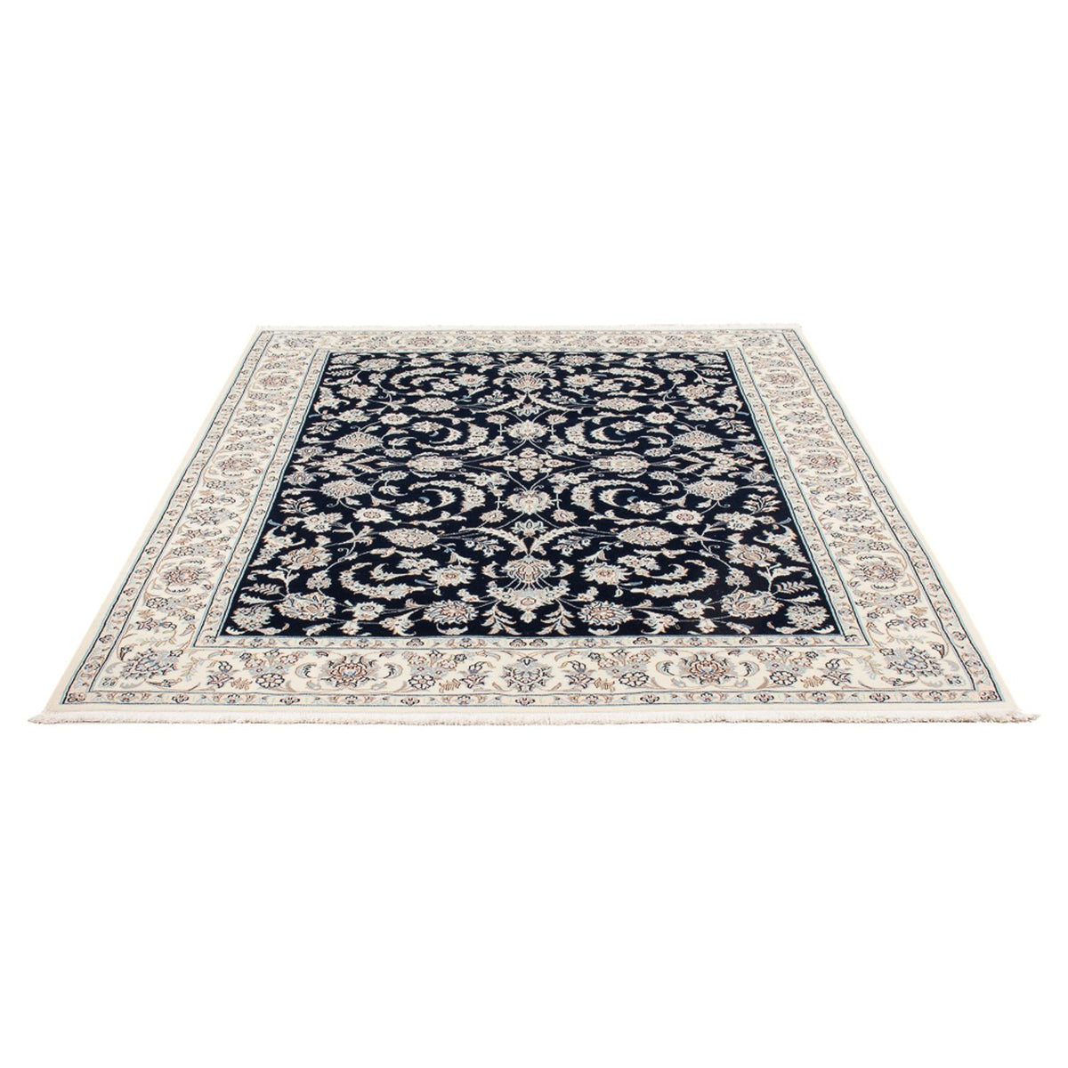 Perserteppich - Nain - Premium - 200 x 149 cm - dunkelblau