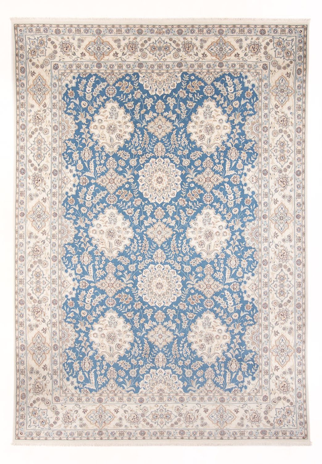 Perserteppich - Nain - Premium - 335 x 247 cm - hellblau
