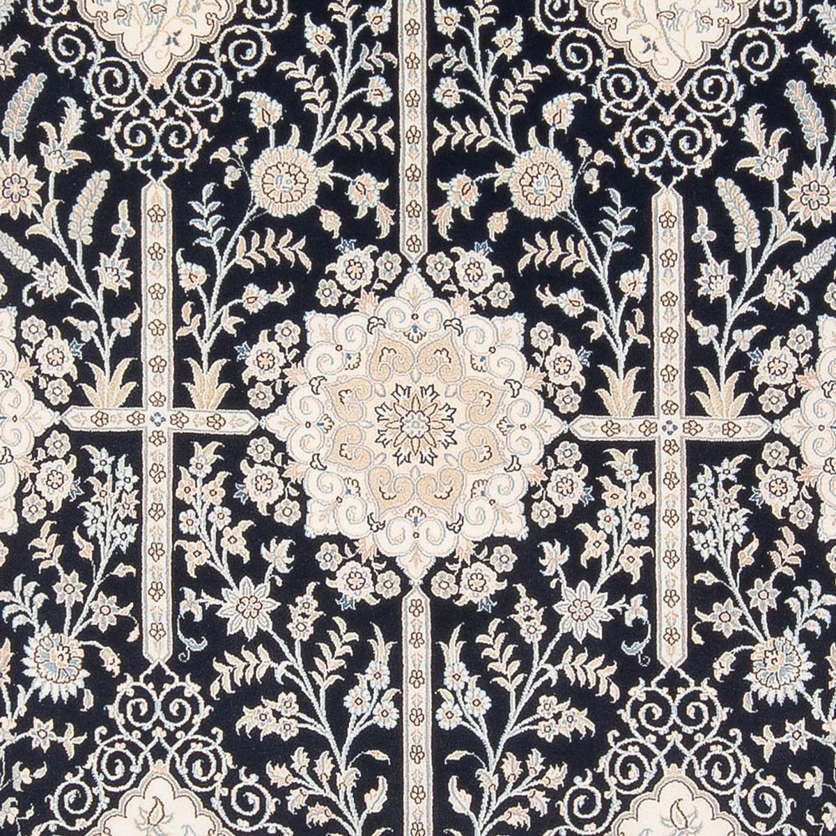 Perserteppich - Nain - Premium - 302 x 199 cm - dunkelblau