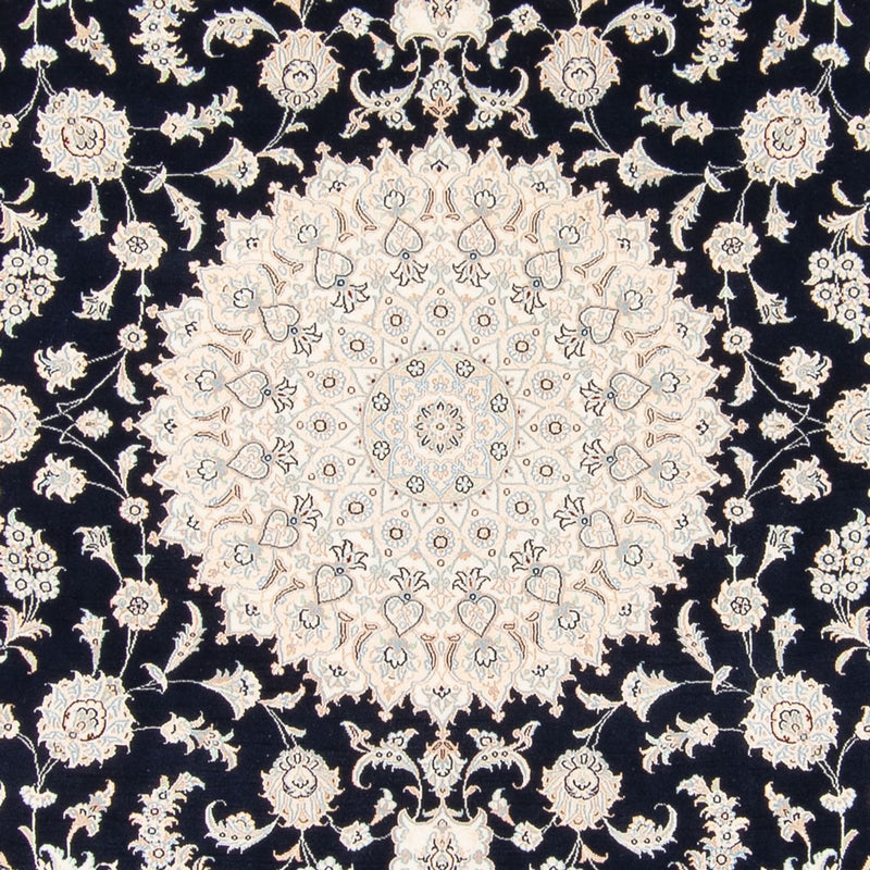 Perserteppich - Nain quadratisch  - 259 x 247 cm - dunkelblau