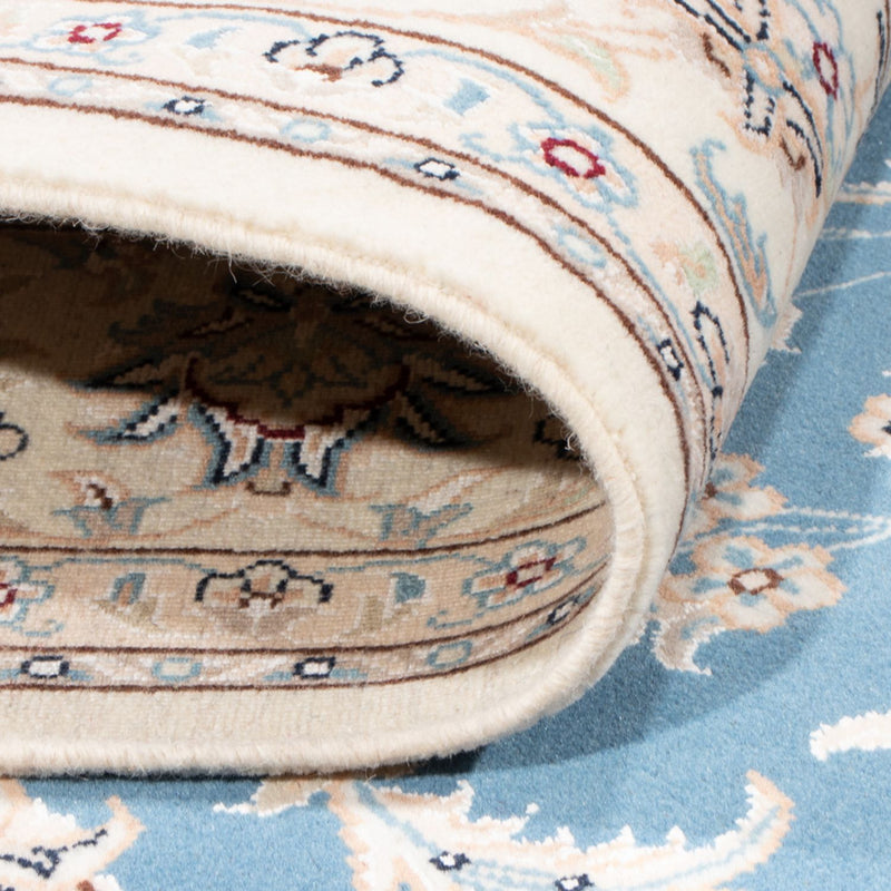 Perserteppich - Nain - Royal - 196 x 150 cm - hellblau