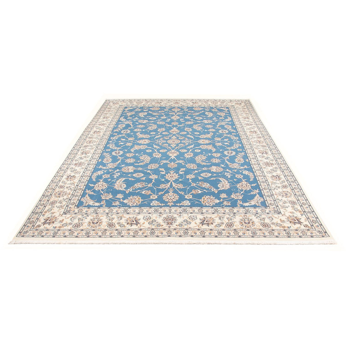 Perserteppich - Nain - Premium - 294 x 197 cm - hellblau
