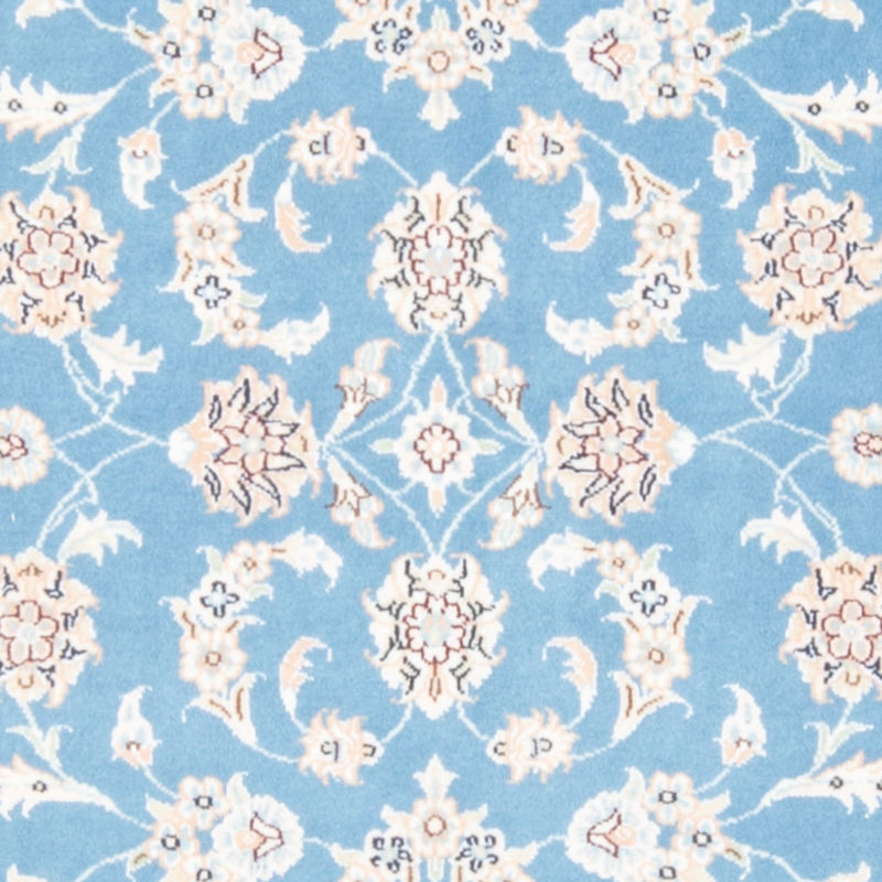 Läufer Perser - Nain - Royal - 209 x 84 cm - hellblau