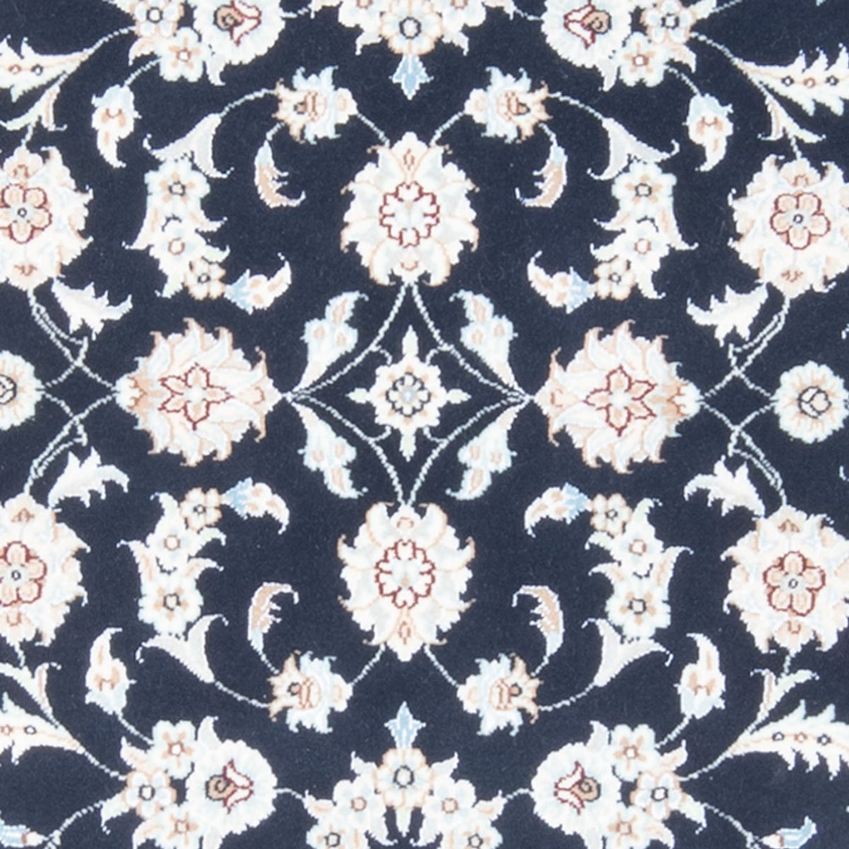 Läufer Perser - Nain - Royal - 202 x 78 cm - dunkelblau