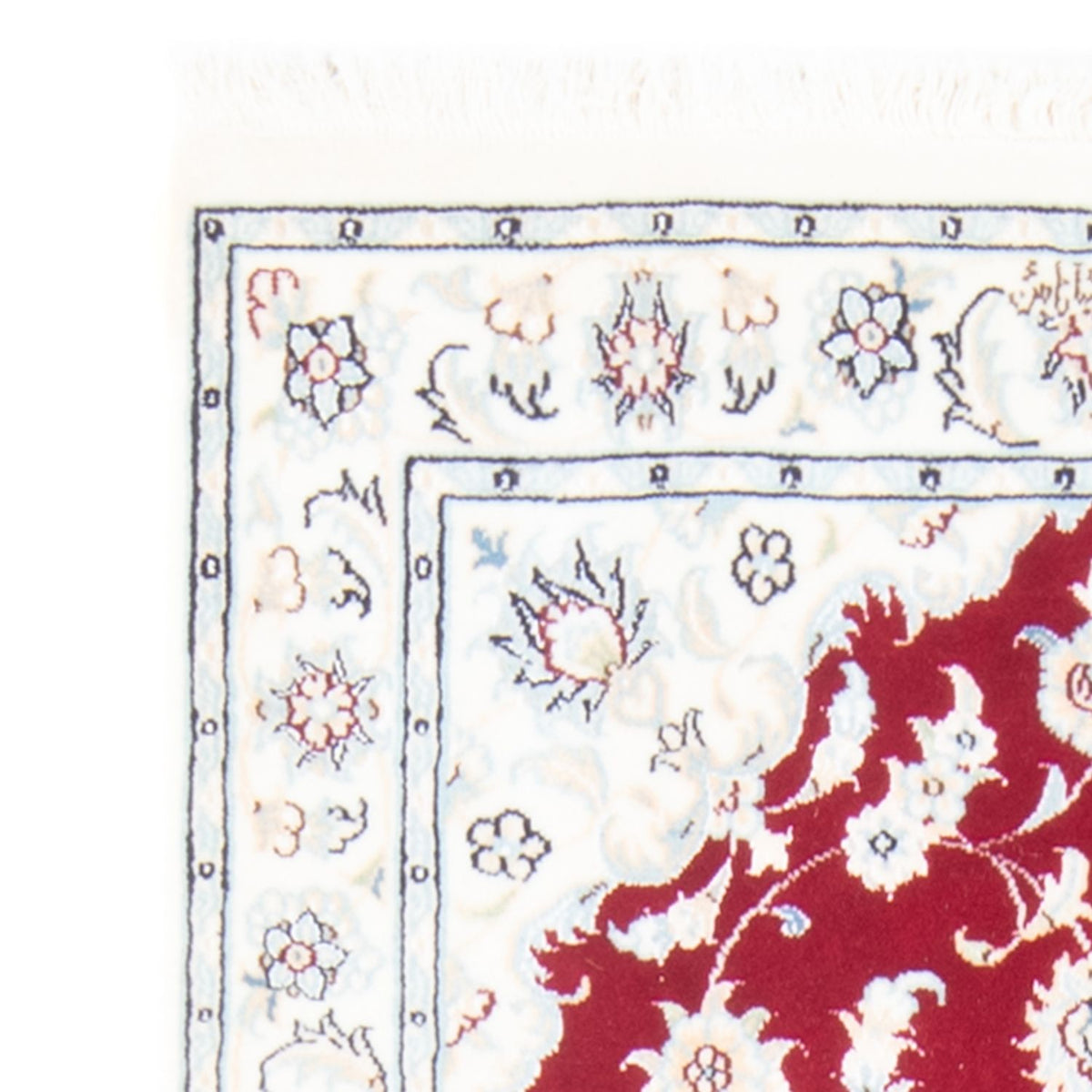 Läufer Perser - Nain - Royal - 206 x 80 cm - rot