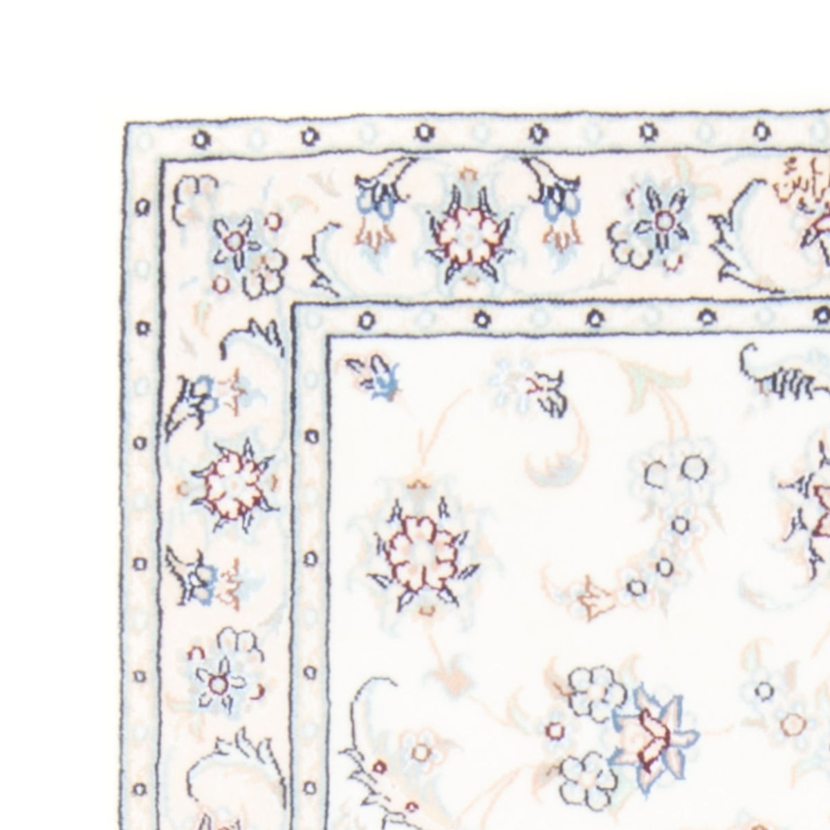 Läufer Perser - Nain - Royal - 200 x 80 cm - creme