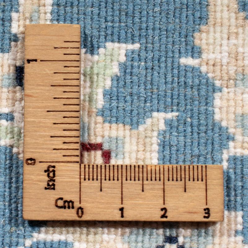 Läufer Perser - Nain - Royal - 197 x 82 cm - hellblau