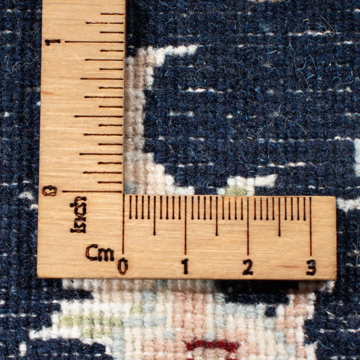 Läufer Perser - Nain - Royal - 198 x 81 cm - dunkelblau