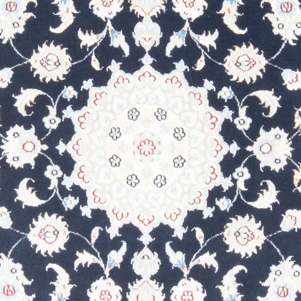 Läufer Perser - Nain - Royal - 200 x 80 cm - dunkelblau