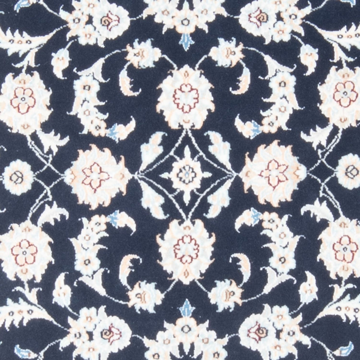 Läufer Perser - Nain - Royal - 200 x 80 cm - dunkelblau