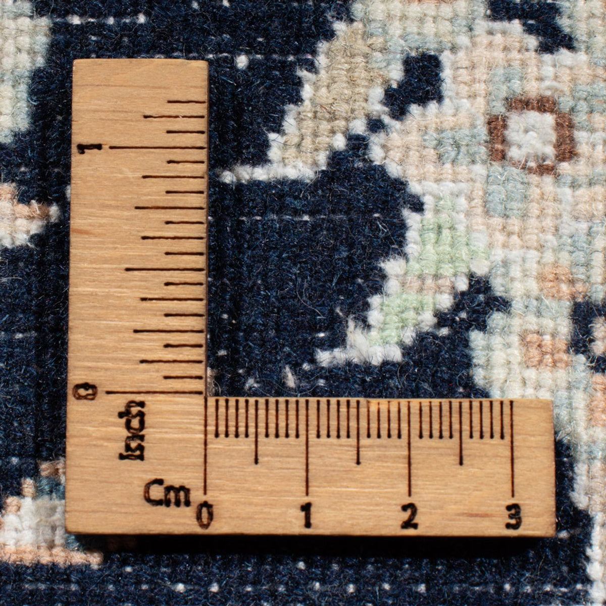 Läufer Perser - Nain - Royal - 200 x 80 cm - dunkelblau