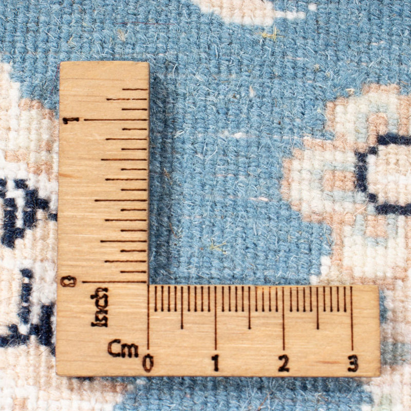 Läufer Perser - Nain - Royal - 200 x 80 cm - hellblau