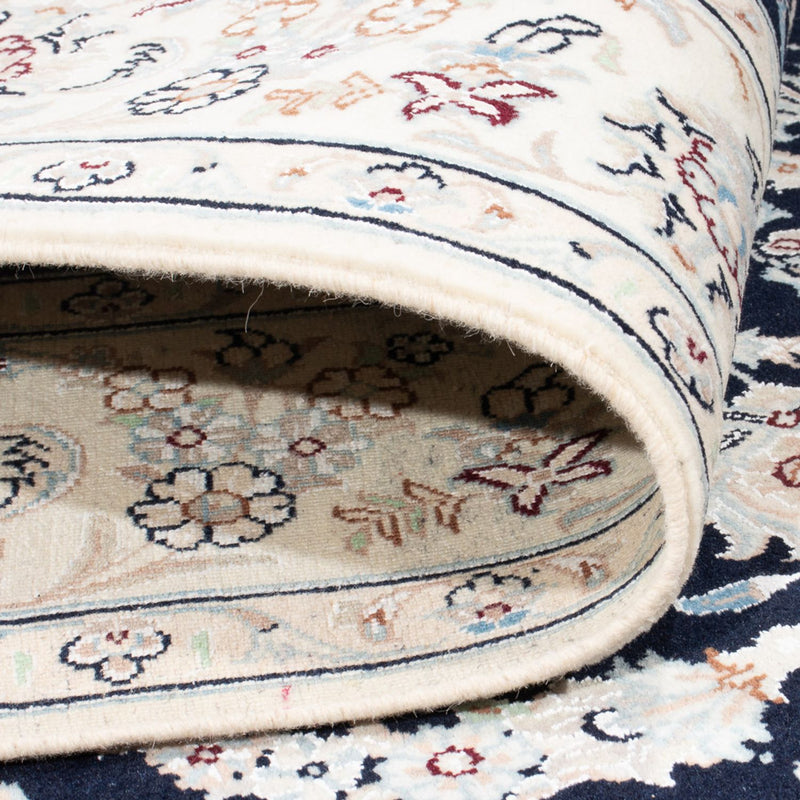 Perserteppich - Nain - Premium - 196 x 151 cm - dunkelblau