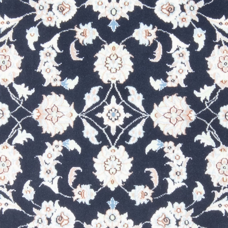 Läufer Perser - Nain - Royal - 196 x 80 cm - dunkelblau