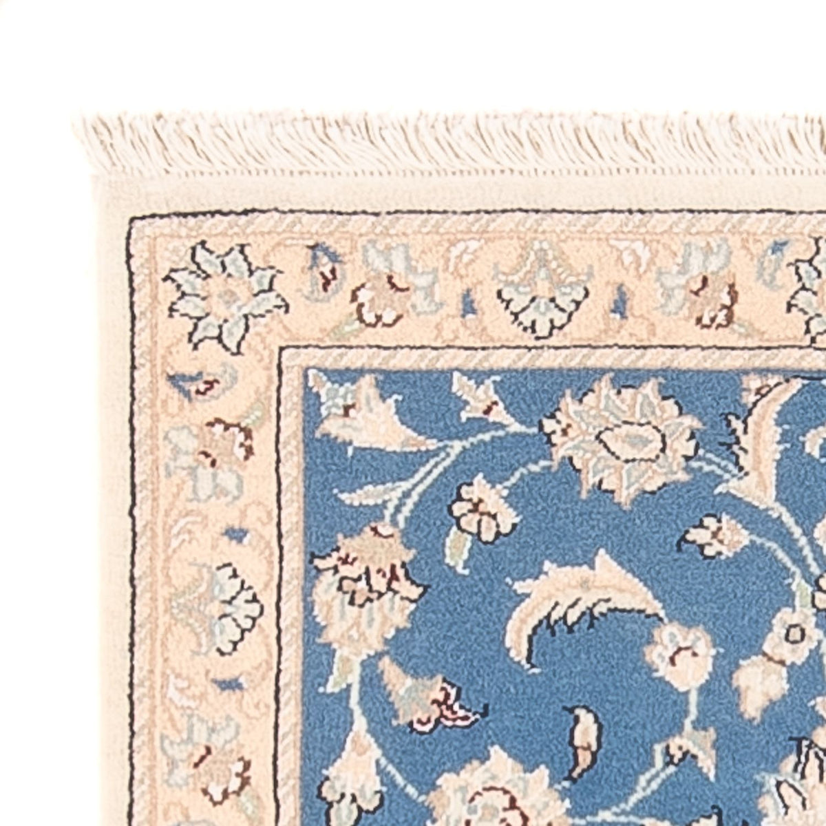 Perserteppich - Nain - 88 x 59 cm - blau