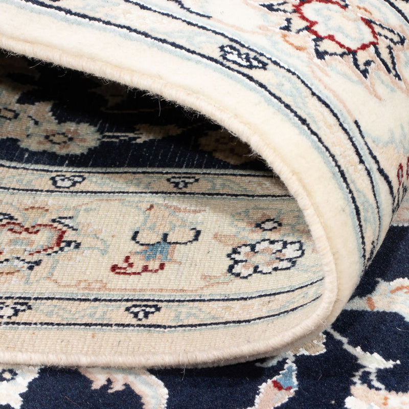 Läufer Perser - Nain - Premium - 339 x 86 cm - dunkelblau