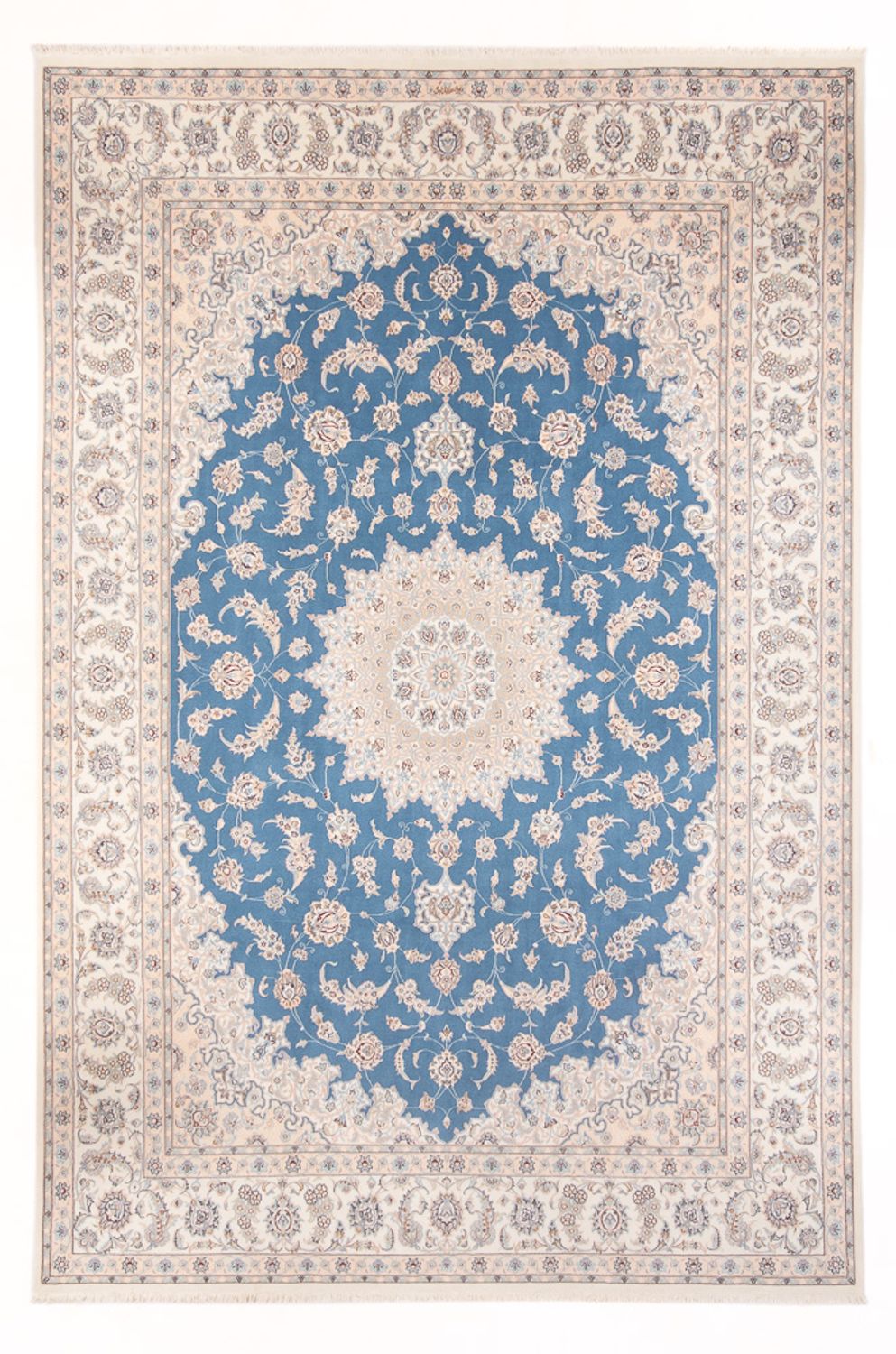 Perserteppich - Nain - Premium - 348 x 245 cm - hellblau