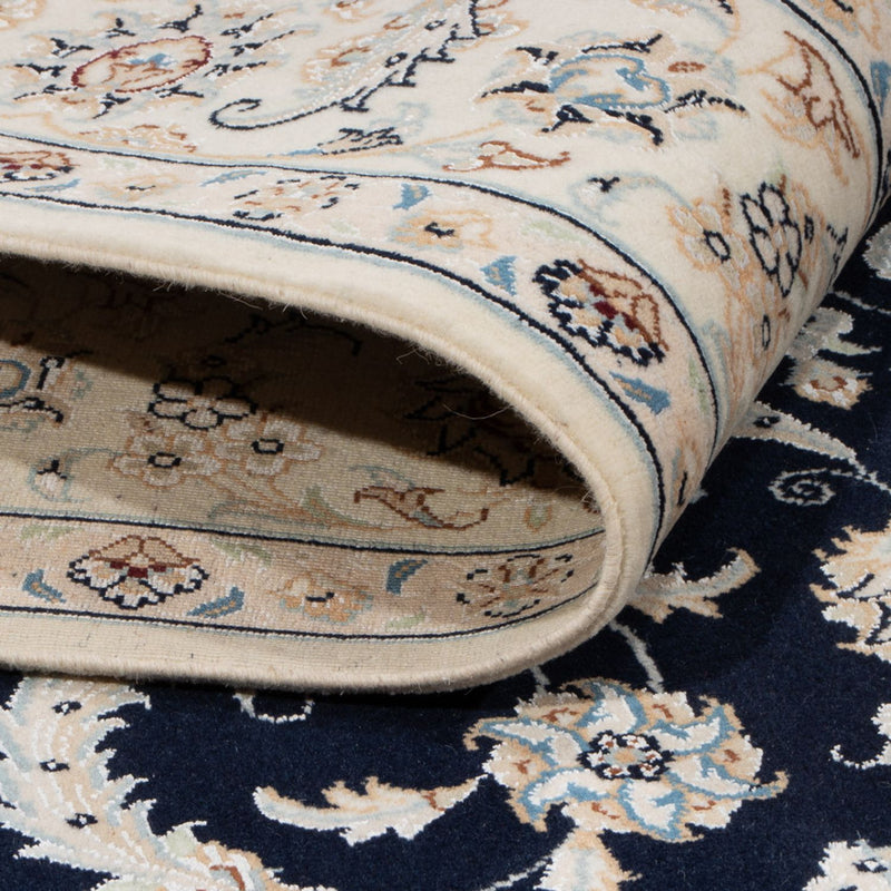 Perserteppich - Nain - 238 x 171 cm - dunkelblau